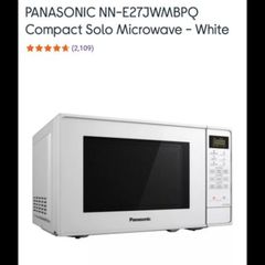 white microwave