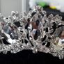 Bride's Designer Crystal Head Piece Image 3