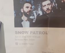 Snow Patrol x 2 tickets