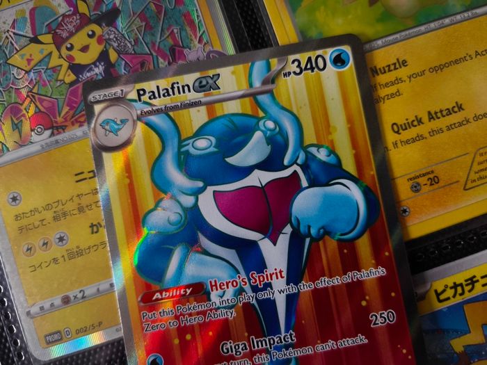 Palafin EX ! Ultra Rare ! Full Art ! from Twilight Masquerade Set ! 2024 ! Pokemon Card !