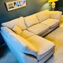 Cream Corner Sofa Image 6