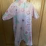 Next girls pink floral UV swimsuit & hat aged 2-3 years Image 2