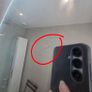 Modern LED Colour Changing Bathroom Mirror 800 x 500mm with 2 tiny black marks Image 3
