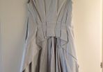 Cos - grey pleat back dress