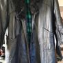 Vintage Long Leather Coat Size Medium 8 to 12 - AV Image 6