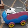 Irish Vintage Childrens Push Cart / Display Wagon Image 2