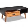 Solid Acacia Wood Coffee Table 90x50x40 cm Image 3