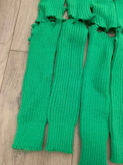 Bright Green Legwarmers Bundle - 8 Pairs