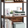 Bookcase, Kitchen Shelf, Standing Shelf with 5 Open Shelves Image 5