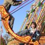 Vintage Wooden Carnival Swinging Boat Image 7