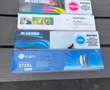Set of Compatible HP 973XL Colour Ink Cartridges