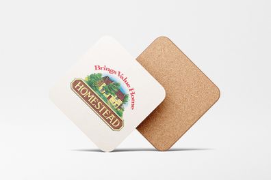 Homestead Coaster - White