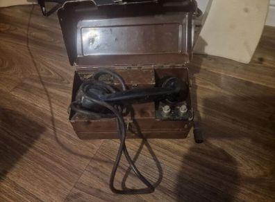 antique mining telephone