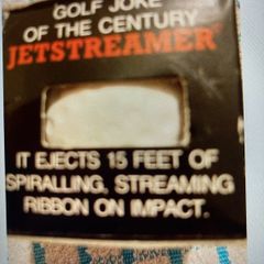 Jet Streamer Joke Golf Ball.