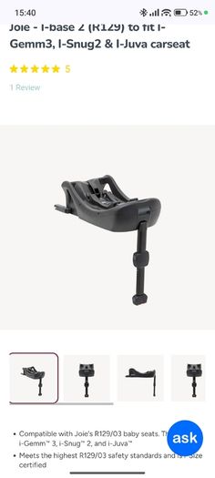 Joie 2 isofix base