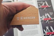 Vintage Wenger Wooden Display Unit Discontinued for Collectable Swiss Army Knife Display