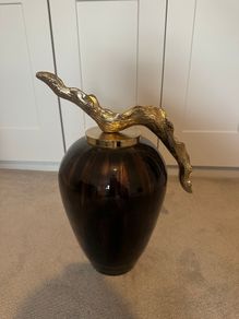 Mindy Brownes Bronze & Gold Decorative Urn