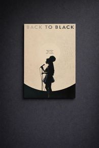 Unique Limited Edition Back to Black Inspired Canvas