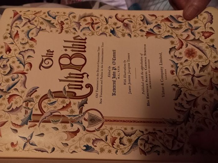 Vintage Holy Family Bible