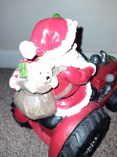 BN Santa red tractor LED