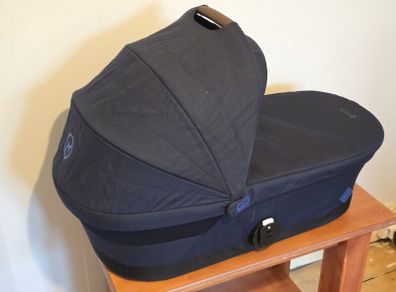 Cybex Gazelle S Pram Cot - Navy with raincover