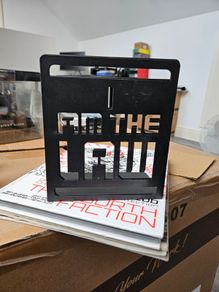 Judge Dredd Metal Bookends