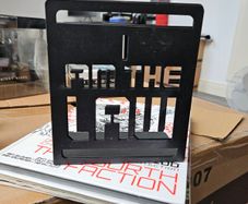 Judge Dredd Metal Bookends
