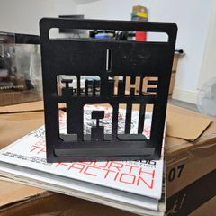 Judge Dredd Metal Bookends