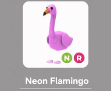 Roblox Adopt Me Pet - Neon Flamingo (NR)