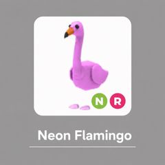 Roblox Adopt Me Pet - Neon Flamingo (NR)