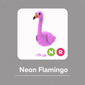 Roblox Adopt Me Pet - Neon Flamingo (NR)