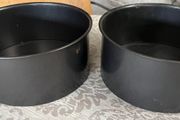2 New 8 inch Loose Bottom Cake Tins