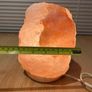 Large Himalayan Salt Lamp on a Marble Base Image 6