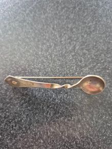 Sterling Silver Spoon Brooch