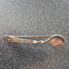 Sterling Silver Spoon Brooch