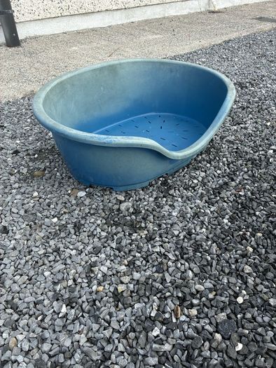 Plastic dog bed