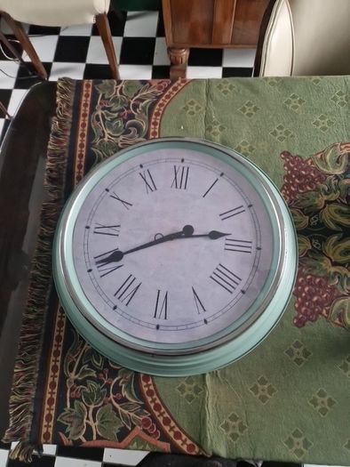 23 inch wide extra Large metal wall Clock