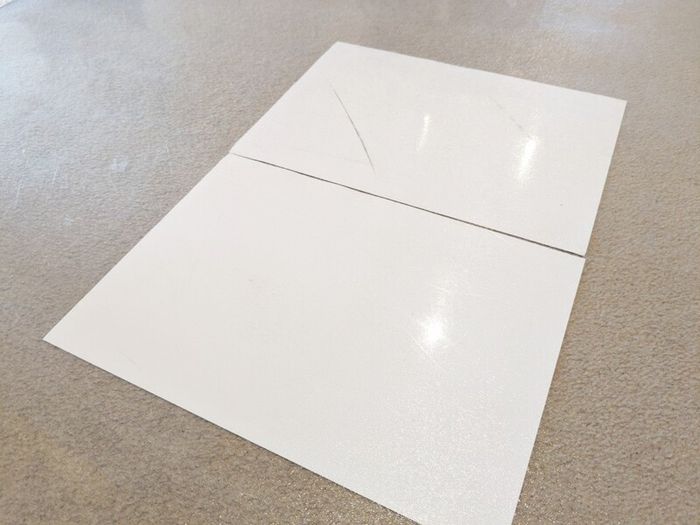 Small transparent PVC chair mat for hardwood floors 120cm x 90cm (47in x 35in)