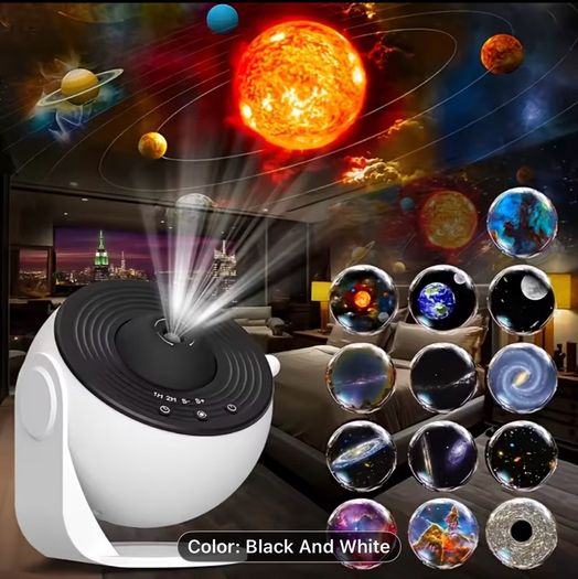 Star, galaxy projector and astronaut projector