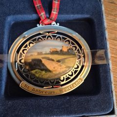 2005 Vintage Romance of Scotland, St Andrews Ornament, Newbridge Silverware, Retired Piece