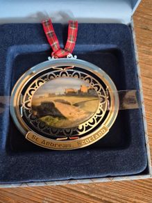 Romance of Scotland, St Andrews Ornament, Newbridge Silverware, Retired Piece