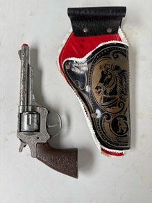 Vintage Toy gun and holster c1970