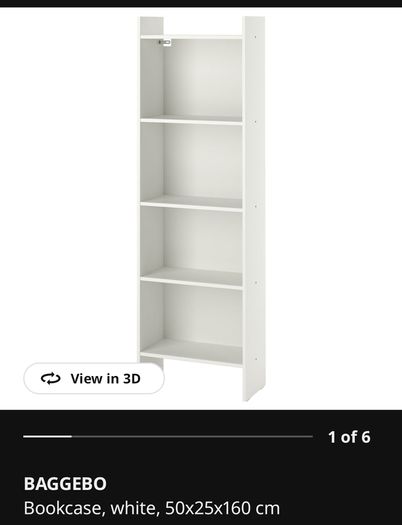 IKEA baggebo bookcase x2