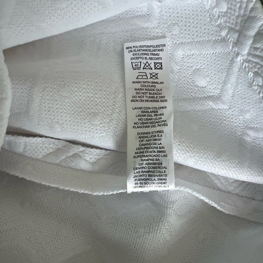 Savida white midi skirt. Size M