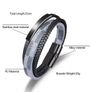 The Rebel Strand Leather Bracelet  Bold and Unforgettable Custom Engraving Image 4
