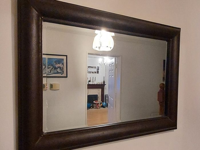 Leather Mirror
