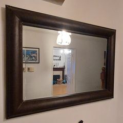 Leather Mirror