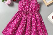 Girls hot pink dress