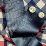 Tommy Hilfiger New York Fit Mens Red/Blue/White Check Long Sleeve Shirt Medium Image 9