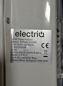 Electric Panel Heater 2000W